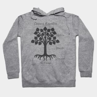 Classical Education Tree (gray) Hoodie